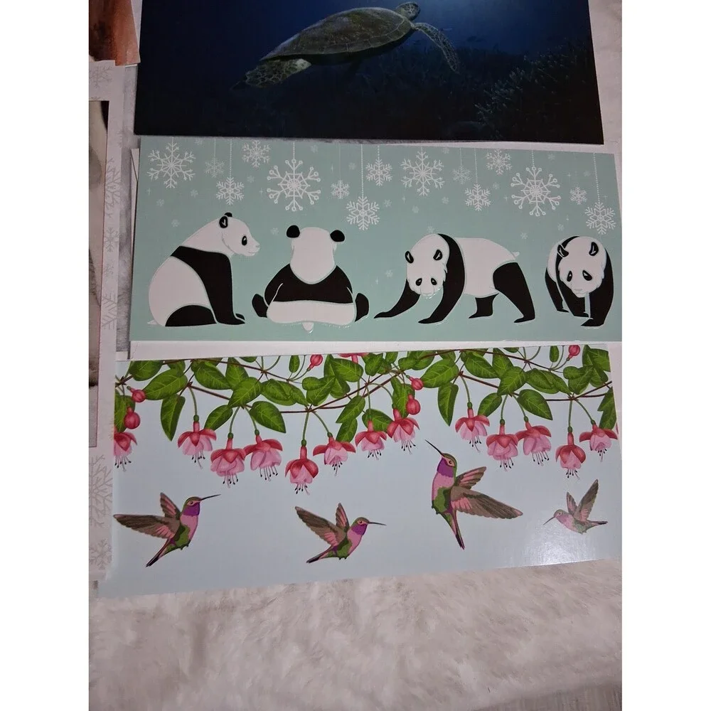 Vintage greeting cards/envelopes National geographic, world wild life, 26 pieces